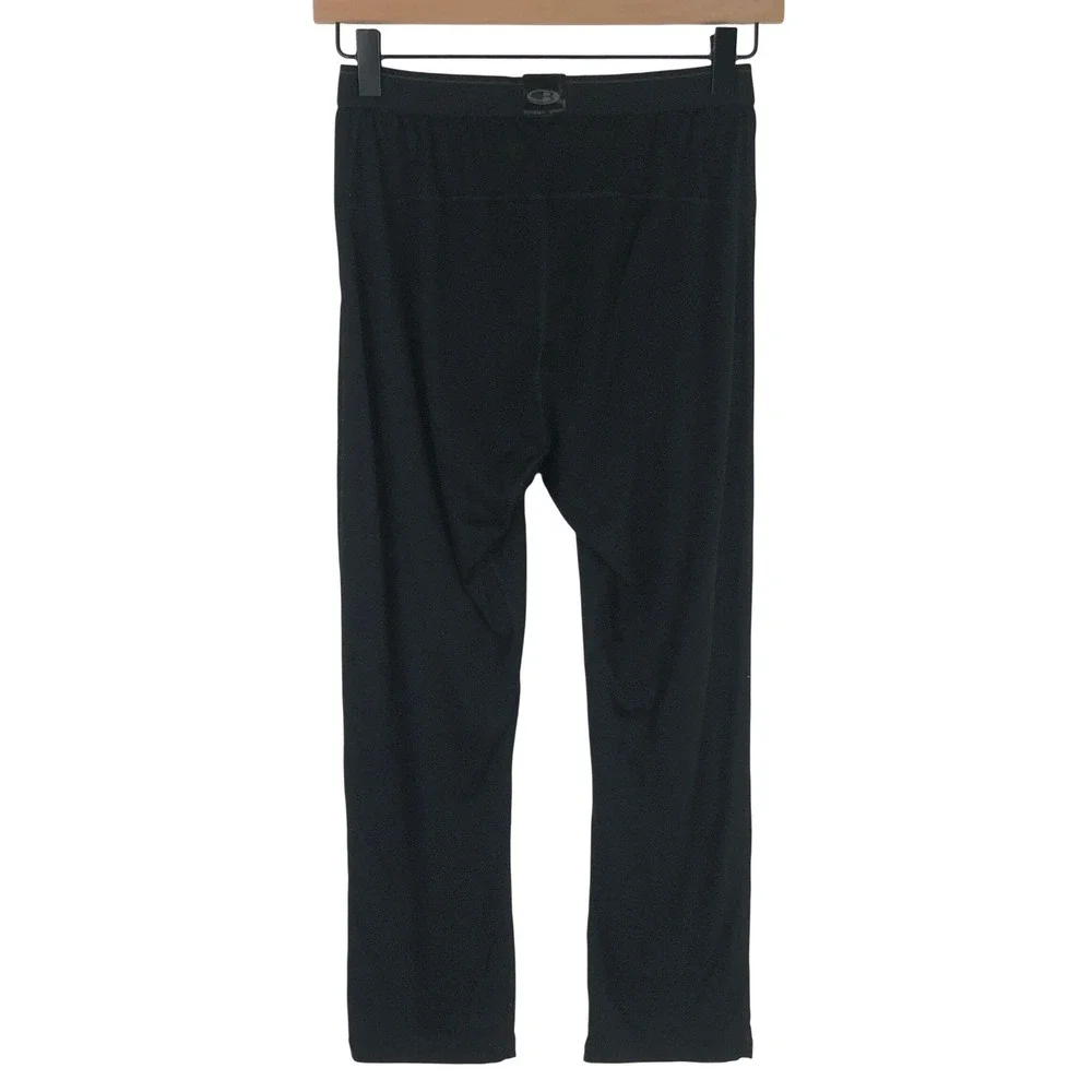 ICEBREAKER Merino 200 Oasis Thermal Leggings Men's M Black Base Layer Winter Ski